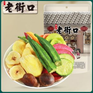 [老街口]综合什锦果蔬脆片255g脱水蔬菜干混合装水果干香菇脆零食-许求邦，创业项目分享平台