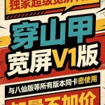 穿山甲【宽屏V1版】已更新-许求邦，创业项目分享平台